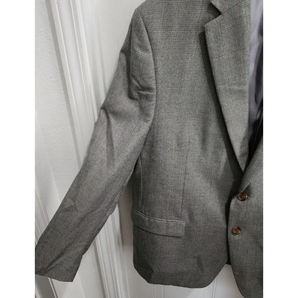 X2 Lauren Ralph Lauren LRL Blazer Sport Coat Suit‎ Jackets Beige/Gray Size 46/48